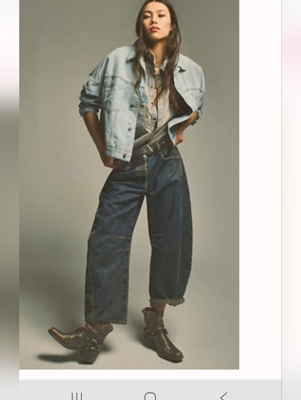Free PEOPLE Good Luck Barrel Jeans 29